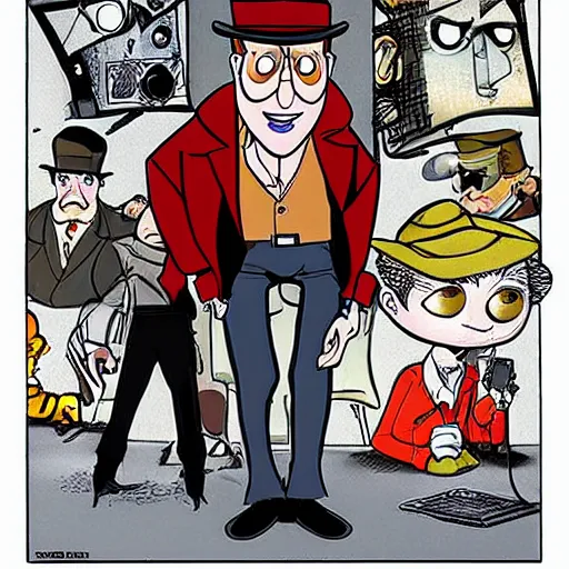 Image similar to gritty inspector gadget reboot by todd mcfarlane