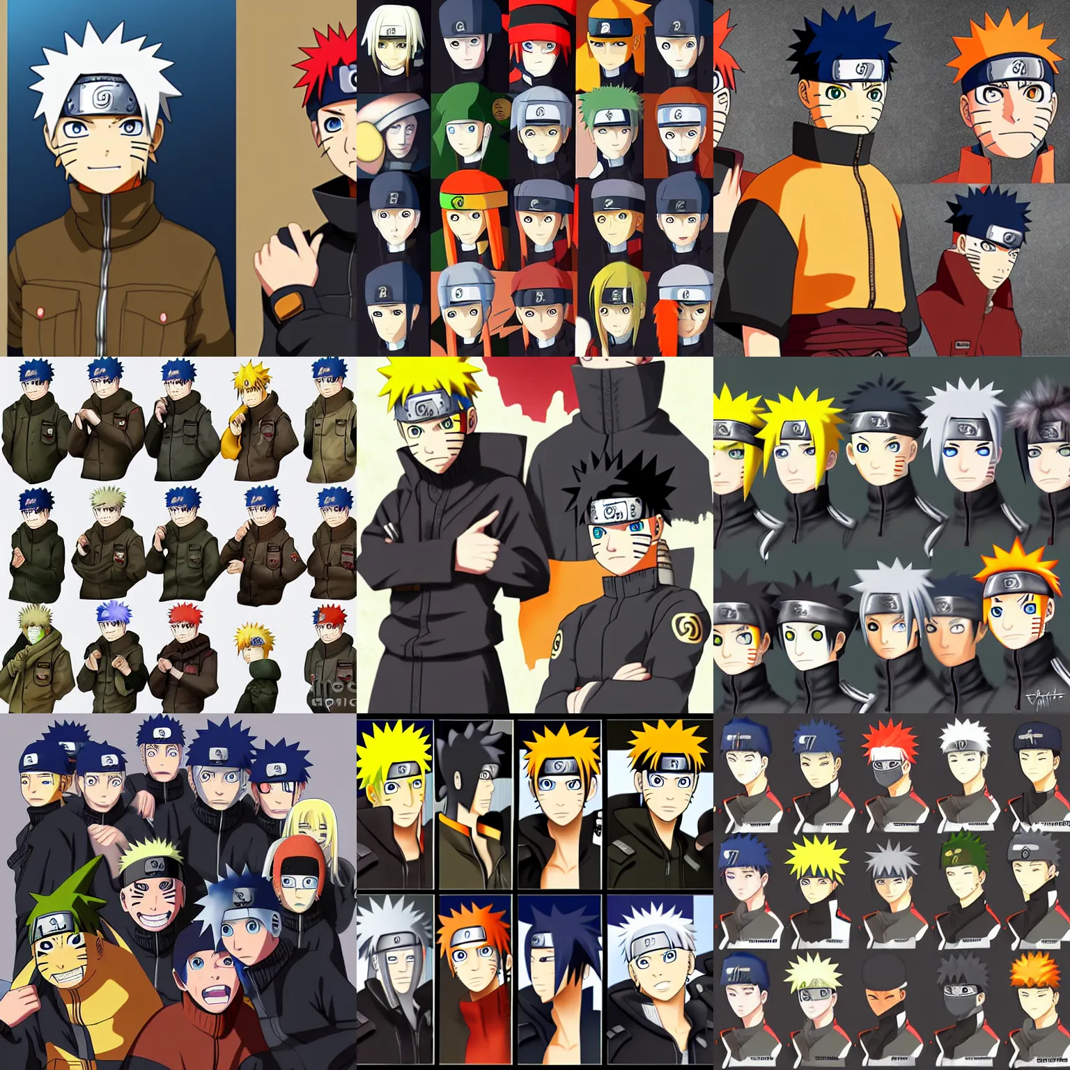 All Naruto characters