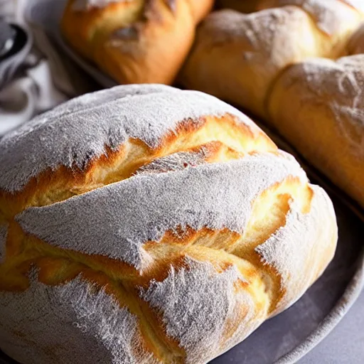 Prompt: fluffy bread, ultrarealistic, well baked