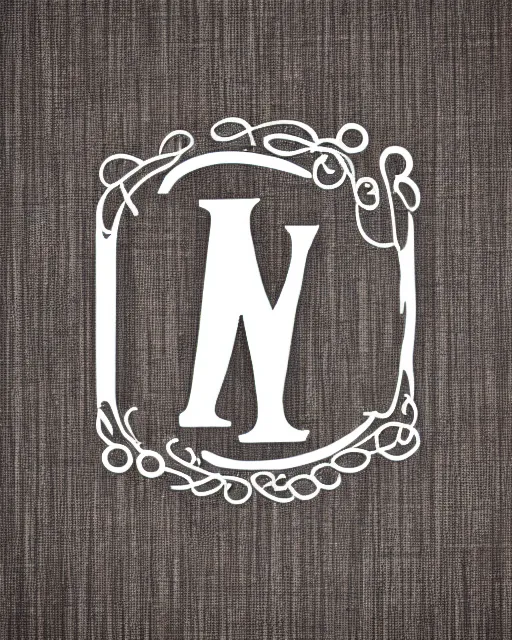 Image similar to The letters M and G monogram logo. whimsical style