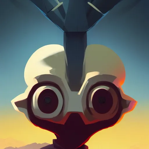 Image similar to face icon stylized minimalist the thing from another world 1 9 5 1, loftis, cory behance hd by jesper ejsing, by rhads, makoto shinkai and lois van baarle, ilya kuvshinov, rossdraws global illumination