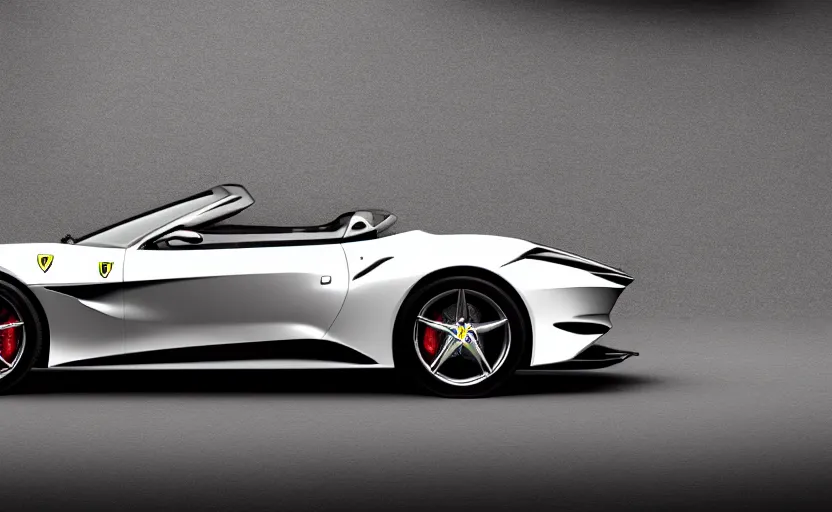Image similar to “A black 2025 Ferrari Daytona Spyder Concept, studio lighting, 8K”