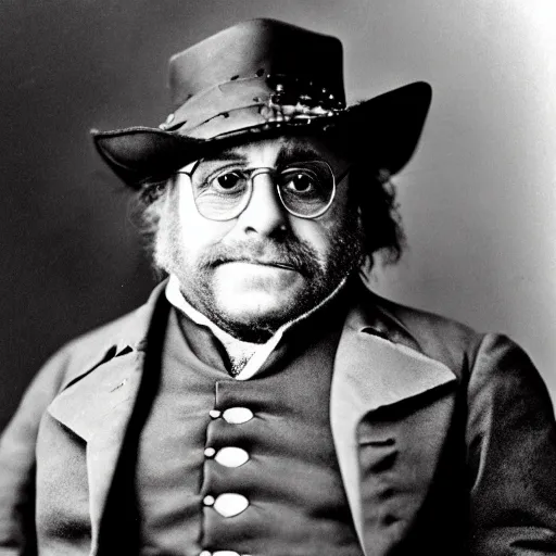Image similar to portrait photograph of danny devito as a civil war confederate general