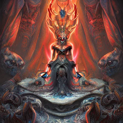 Prompt: hades the game, hyper detailed masterpiece, digital art painting, graphic aesthetic,