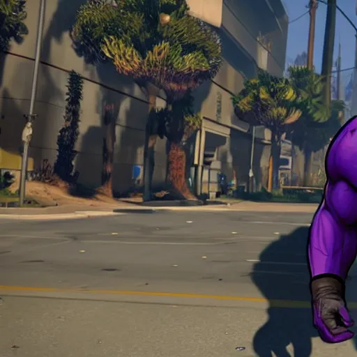 Image similar to Thanos in GTA V Art