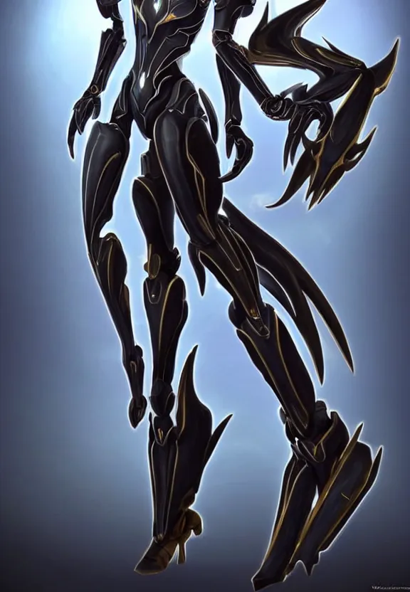 Image similar to exquisite cinematic full body shot of a beautiful saryn warframe, that's a giant beautiful stunning anthropomorphic robot female dragon with metal cat ears, posing elegantly, robot cat paws for feet, sharp claws, streamlined white armor, long elegant tail, two arms, two legs, long tail, detailed warframe fanart, destiny fanart, realistic high quality digital art, macro art, dragon art, furry art, realistic digital art, warframe art, Destiny art, furaffinity, DeviantArt, artstation, 8k HD, octane render