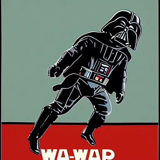 Prompt: original star wars 1 9 7 7 movie poster in the style of andy warhol, 8 k