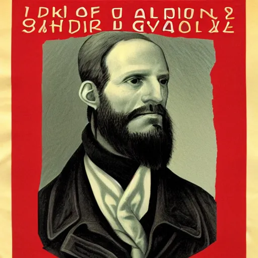 Prompt: gabriel nadeau dubois in a communist propaganda poster
