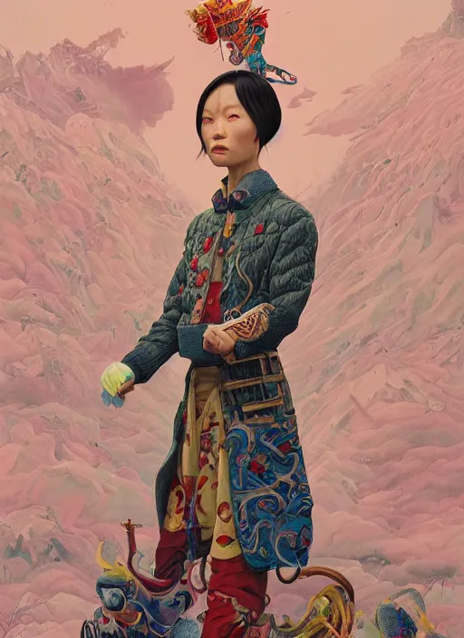 Image similar to yi people : : by martine johanna and simon stalenhag and chie yoshii and casey weldon and wlop : : ornate, dynamic, particulate, rich colors, intricate, elegant, highly detailed, centered, artstation, smooth, sharp focus, octane render, 3 d