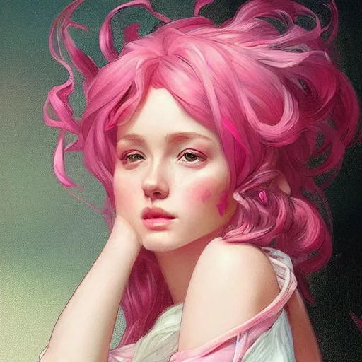 Prompt: pinky pie, highly detailed digital painting, artstation, concept art, smooth, sharp focus, illustration, art by artgerm and greg rutkowski and alphonse mucha