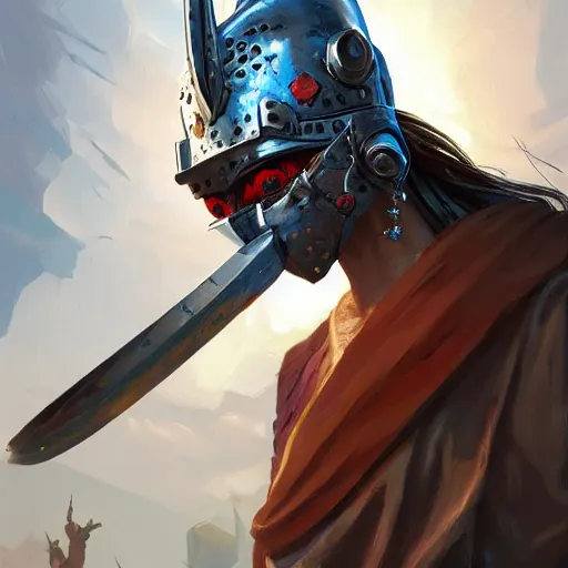 Image similar to cyberpunk viking helmet mask warrior goddess robot ninja fantasy, art gta 5 cover, official fanart behance hd artstation by jesper ejsing, by rhads, makoto shinkai and lois van baarle, ilya kuvshinov, ossdraws