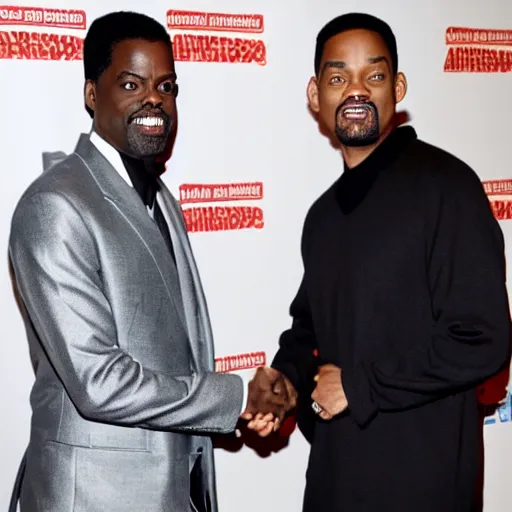 Image similar to chris rock and will smith shaking hands