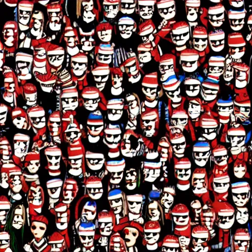 Image similar to wheres waldo