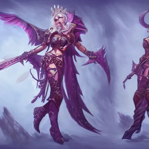 Image similar to concept art of seraphine league of legends by zeronis, kilart, stanton feng, trending on artstation