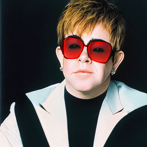 Image similar to gay puting kissing elton john