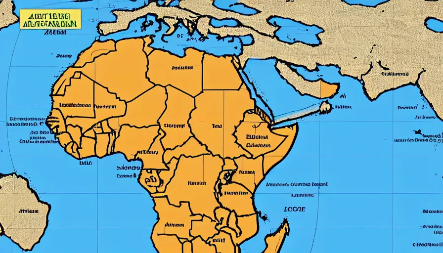 Prompt: the african continent in 500 years