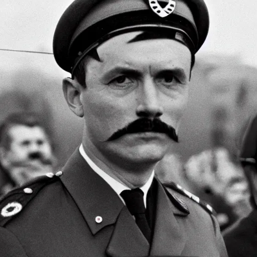Image similar to spanish president pedro sanchez as hitler wearing a nazi uniform