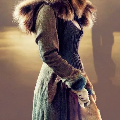 Image similar to jenna coleman as a furry