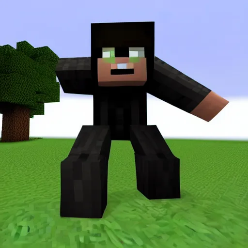 Image similar to minecraft gorilla