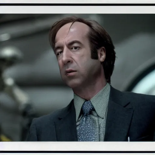 Image similar to film still of saul goodman in aliens, by hr giger