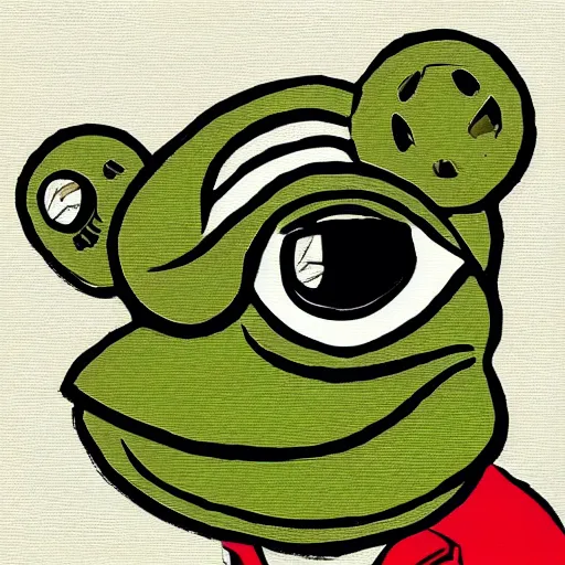 Image similar to pepe the frog