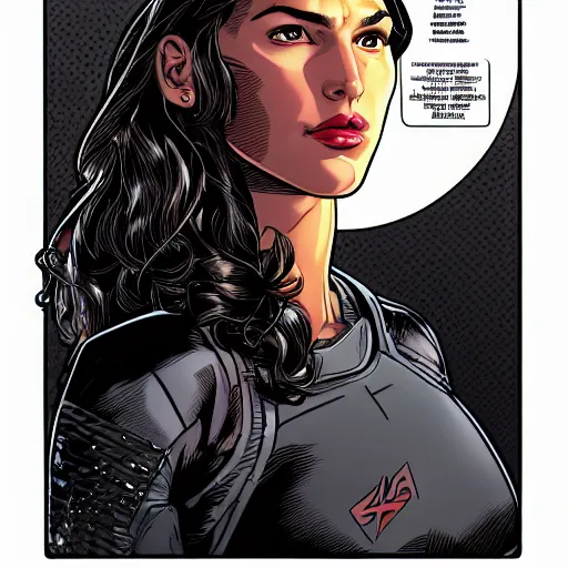 Image similar to portrait of gal gadot, by laurie greasley and james stokoe, 4 k, 8 k