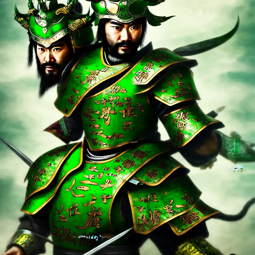 Image similar to portrait of liu bei from dynasty warriors ultra realistic, highly detailed, sharp focus, cinematic lighting, mood lighting, realistic, vivid colors, painting, photorealistic, digital art, non blurry, sharp, smooth, illustration