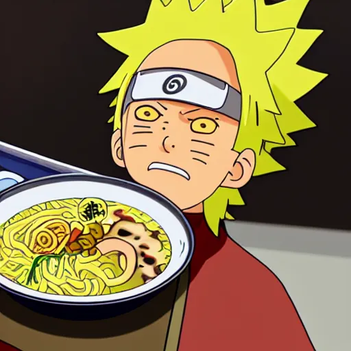 Prompt: naruto uzumaki eating ramen in the artstyle of Rick and Morty, hyperdetailed, artstation, digital art, photorealism, accurate, 8k,