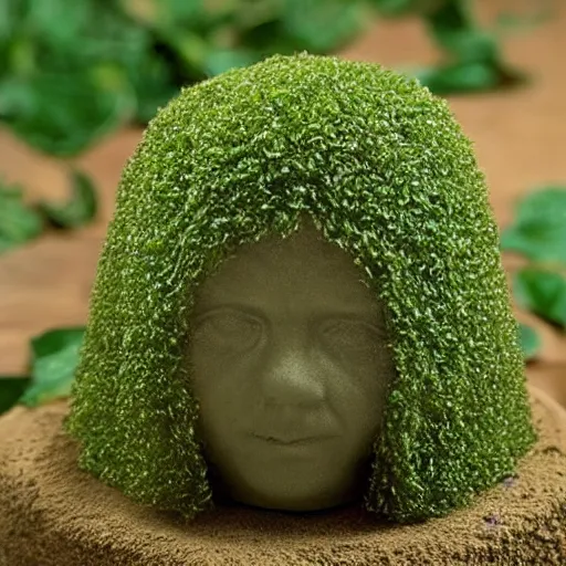 Prompt: A chia pet of Shaft