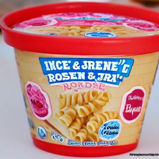 Image similar to pasta rose flavoured ben and jerry's ice cream