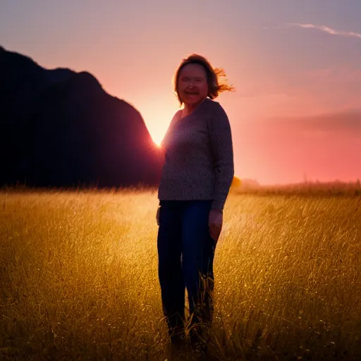 Image similar to of a portrait of lula, sunrise lightibg, hope, f 2. 8