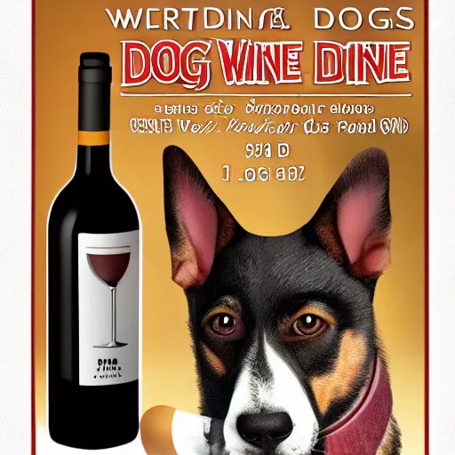 Image similar to dog wine night in space