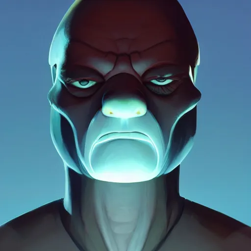 Image similar to face icon stylized minimalist the thing from another world 1 9 5 1, loftis, cory behance hd by jesper ejsing, by rhads, makoto shinkai and lois van baarle, ilya kuvshinov, rossdraws global illumination