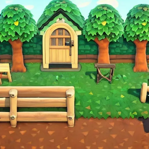 Prompt: a country bedroom in animal crossing