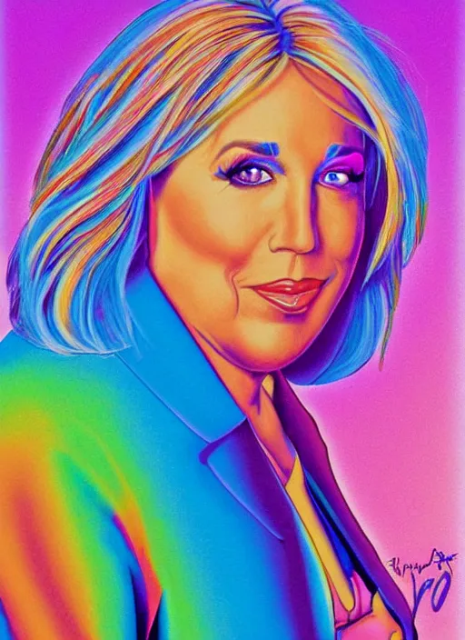 Image similar to photograph ultra realistic portrait of discheveled alex jones by lisa frank