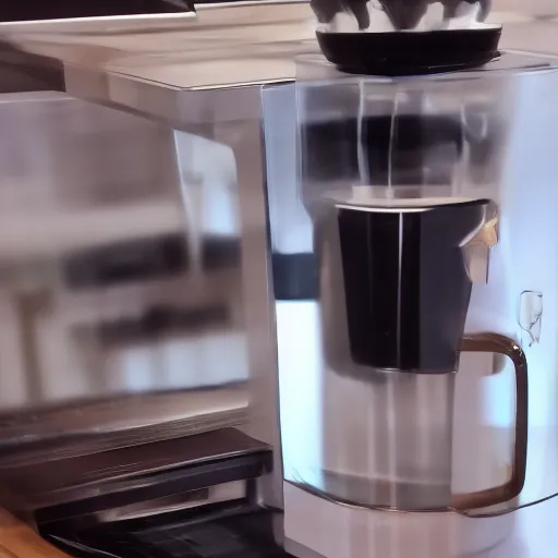 Image similar to humanoid coffee machine