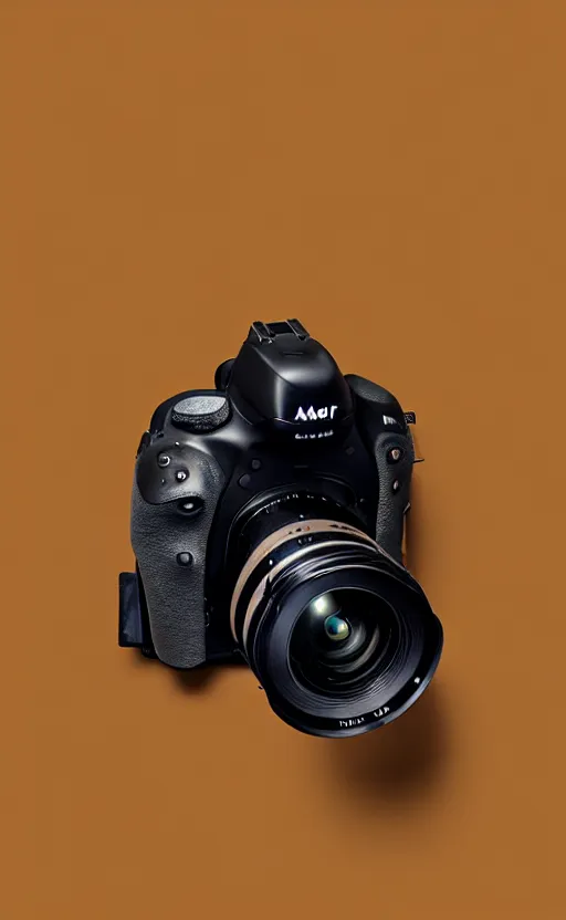 Image similar to a dslr camera ; designed by c. a. k. e., marc newsom, zaha hadid, blond ltd, layer design ; natural materials ; industrial design ; behance ; le manoosh ; pinterest ; if design award ; reddot design award