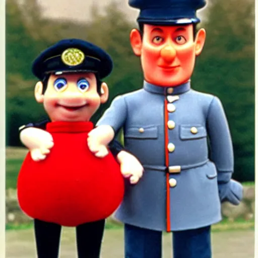 Image similar to herman goering in postman pat