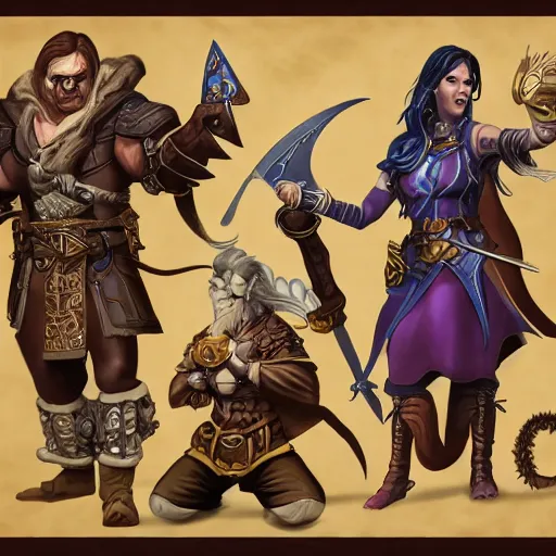 Image similar to lconic Character illustration by Wayne Reynolds for Paizo Pathfinder RPG