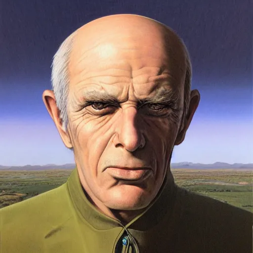 Image similar to A portrait by Peter Elson