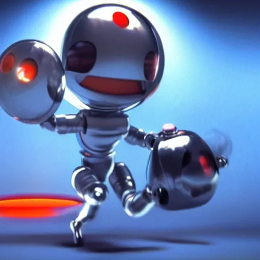 Image similar to promotional movie still nanorobots ( ( cat ) ) 1 million into the future ( 1 0 0 2 0 2 2 ad ). the nanorobots are cute but deadly. they like disco music and dancing in spacesuits. cinematic lighting, dramatic lighting. dramatic lighting. fantasia ( 1 9 4 0 ), pixar, kubrick, ue 5, 3 d