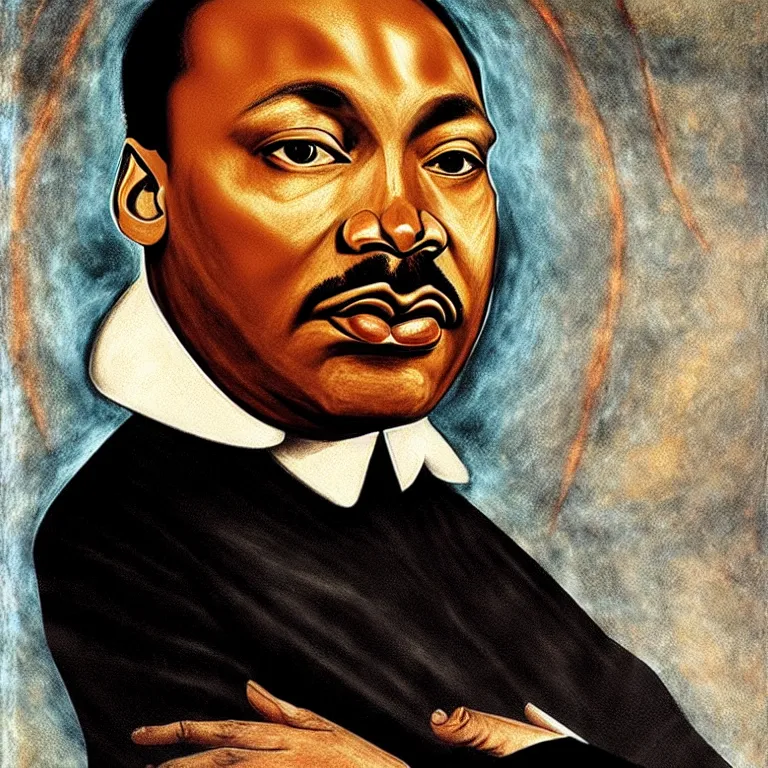 Image similar to martin luther king, jr. by el greco.