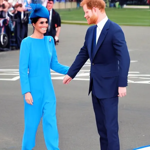 Prompt: Prince Harry is Dr Manhattan