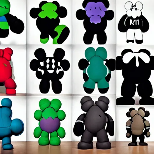 Image similar to new kaws collection