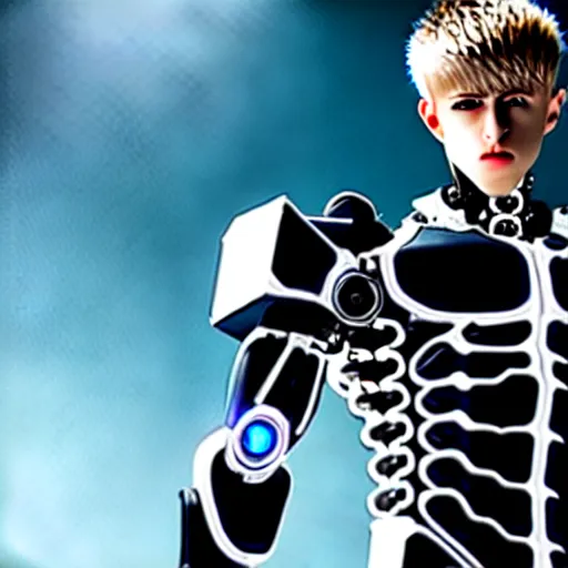 Image similar to genos cyborg real photo