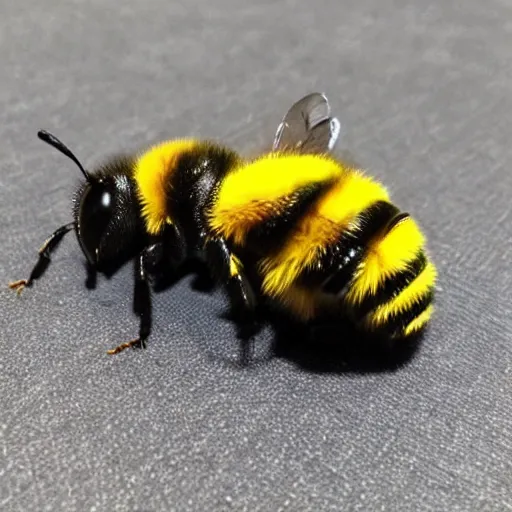 Image similar to a bumblebee crossed with a handgun