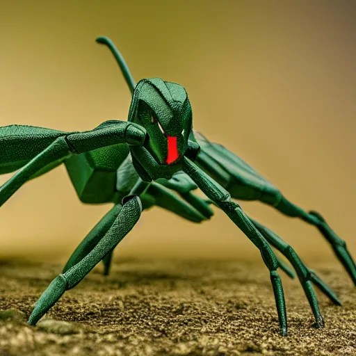 Image similar to national geographic photo of scyther, pokemon in the wild, intricate, portrait, 8 k highly professionally detailed, hdr, award winning