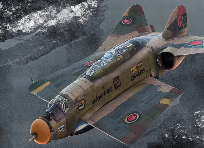 Prompt: detailed full body concept art illustration matte painting of an P-41 in full intricate detail, ultra detailed, digital art, octane render, 4K, dystopian, micro details