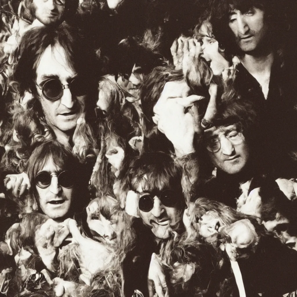 Image similar to john lennon on weens album cover the pod