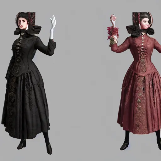 Prompt: regency period dress umpire waist!! bridgerton, delicate, flowery, high fashion, streetwear, cyberpunk, detailed, octane render, cinematic, 8k,